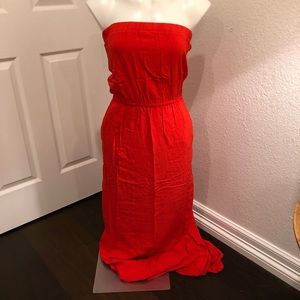 Splendid strapless maxi dress